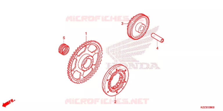 STARTER MOTOR CLUTCH Honda MOTO 250 CRF 2013  CRF250LD