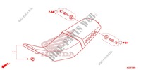 SINGLE SEAT (2) for Honda CRF 250 L RED 2013