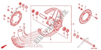 REAR WHEEL (CRF250L) for Honda CRF 250 L 2014