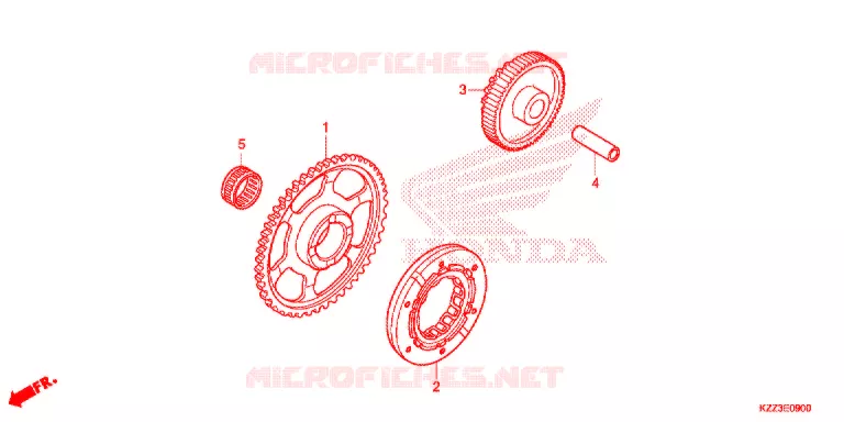 STARTER MOTOR CLUTCH Honda MOTO 250 CRF 2014  CRF250LE