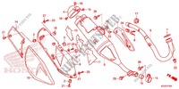 EXHAUST MUFFLER (2) for Honda CRF 250 M RED 2014