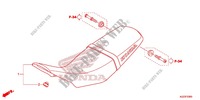 SINGLE SEAT (2) for Honda CRF 250 M RED 2014