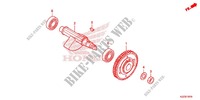 BALANCER SHAFT for Honda CRF 250 M RED 2014