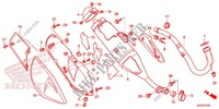 EXHAUST MUFFLER (2) for Honda CRF 250 M ROSSO 2014