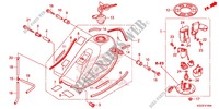 FUEL TANK for Honda CRF 250 M ROUGE 2014