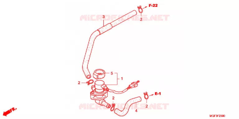 AIR INJECTION VALVE Honda SCOOTER 600 SILVERWING 2011  FJS600DB