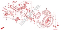 REAR WHEEL for Honda SILVER WING 600 2011
