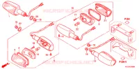 INDICATOR (2) for Honda STORM 125 tambor DELANTERO 2012