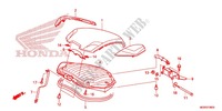 LUGGAGE BOX COVER for Honda NC 700 ABS 35KW 2013