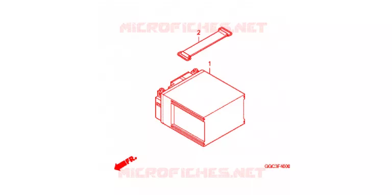 WIRE HARNESS/BATTERY Honda SCOOTER 110 SPACY 2013  SCR1104WHD