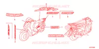 STICKERS for Honda SH 125 ABS SPECIAL 3ED 2013