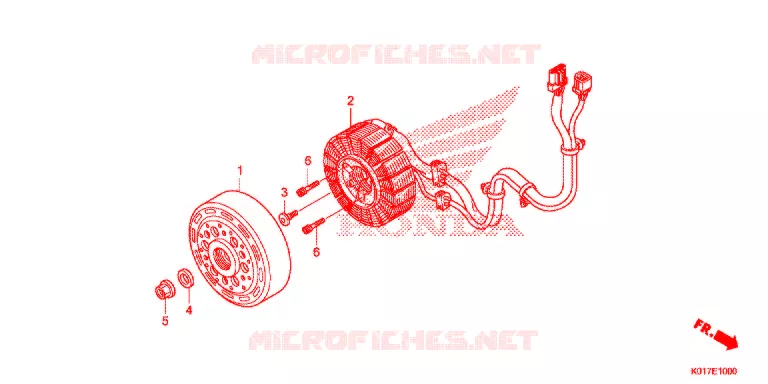 ALTERNATOR Honda SCOOTER 125 SH 2013  SH125DD