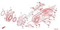 LEFT CRANKCASE COVER   ALTERNATOR (2) for Honda SH 300 ABS 2013