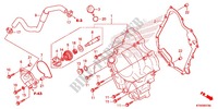 RIGHT CRANKCASE COVER   WATER PUMP for Honda SH 300 ABS 2013