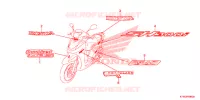 STICKERS (1) for Honda SH 300 2013