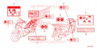 CAUTION LABEL (1) for Honda SH 150 ABS SPECIAL 4E 2013