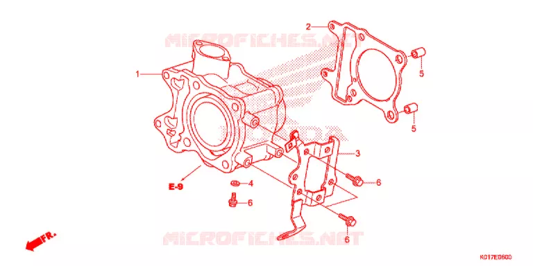 CYLINDER Honda SCOOTER 150 SH 2013  SH150AD