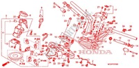 HANDLE PIPE/TOP BRIDGE (2) for Honda ST 1300 ABS POLICE 2011