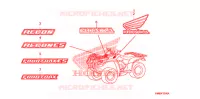 STICKERS for Honda TRX 250 FOURTRAX RECON Electric Shift 2011