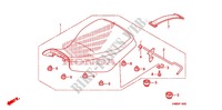 SINGLE SEAT (2) for Honda TRX 250 FOURTRAX RECON Electric Shift 2011
