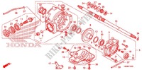 REAR FINAL GEAR for Honda TRX 250 FOURTRAX RECON Electric Shift 2012