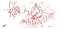 REAR FENDER (TRX400EX8/X9/XC/XD) for Honda SPORTRAX TRX 400 X 2013