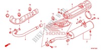 EXHAUST MUFFLER (2) for Honda FOURTRAX 420 RANCHER 4X4 Manual Shift 2011