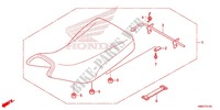 SINGLE SEAT (2) for Honda FOURTRAX 500 FOREMAN RUBICON Hydrostatic 2014