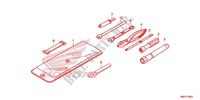 TOOLS   BATTERY BOX for Honda FOURTRAX 500 FOREMAN RUBICON Hydrostatic 2014