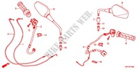 LEVER   SWITCH   CABLE (2) for Honda CROSSRUNNER 800 WHITE 2013