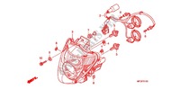 HEADLIGHT (1) for Honda CB 600 F HORNET ABS 34HP 2010
