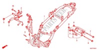 FRAME (NSC502WH/T2) for Honda VISION 50 R REPSOL 2014