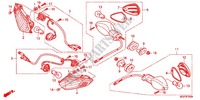 INDICATOR (2) for Honda CBR 1000 RR ABS BLANCHE 2014