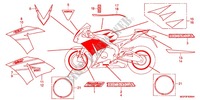 STICKERS (CBR1000S/SA) for Honda CBR 1000 RR SP ABS TRICOLORE 2014