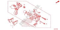 REAR BRAKE CALIPER for Honda CBR 600 RR VERMELHO 2014