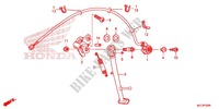MAIN STAND   BRAKE PEDAL for Honda CBR 600 RR TRICOLORE 2014
