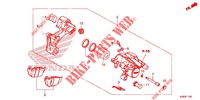 REAR BRAKE CALIPER for Honda MSX GROM 125 2014
