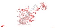 HEADLIGHT for Honda SH 125 SPORTY SPECIAL 3ED 2014