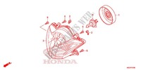 HEADLIGHT for Honda SH 150 SPECIAL 4E 2015