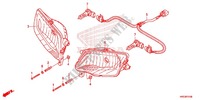 HEADLIGHT for Honda FOURTRAX 420 RANCHER 4X4 DCT PS RED 2014