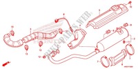 EXHAUST MUFFLER (2) for Honda FOURTRAX 420 RANCHER 4X4 DCT PS RED 2015