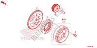 STARTING GEAR for Honda FOURTRAX 420 RANCHER 4X4 Manual Shift RED 2014