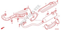 EXHAUST MUFFLER (2) for Honda FOURTRAX 420 RANCHER 4X4 Manual Shift RED 2014