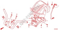HANDLEBAR for Honda FOURTRAX 420 RANCHER 4X4 Manual Shift RED 2014