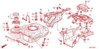 FUEL TANK for Honda FOURTRAX 420 RANCHER 4X4 Manual Shift 2015