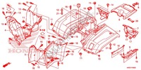 REAR FENDER for Honda FOURTRAX 420 RANCHER 4X4 Manual Shift 2015