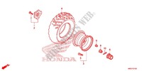 REAR WHEEL for Honda FOURTRAX 420 RANCHER 4X4 EPS Manual Shift 2015