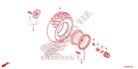REAR WHEEL for Honda FOURTRAX 420 RANCHER 2X4 Electric Shift 2014