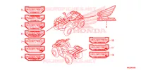 STICKERS for Honda FOURTRAX 420 RANCHER 2X4 BASE 2014