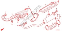 EXHAUST MUFFLER (2) for Honda FOURTRAX 500 FOREMAN 4X4 RED 2014